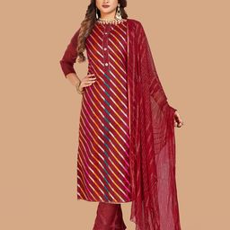 MANVAA Striped Woven Design Unstitched Dress Material-picture-44