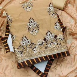 MANVAA Floral Embroidered Unstitched Dress Material-picture-41