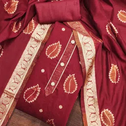 MANVAA Embellished Unstitched Dress Material-picture-39