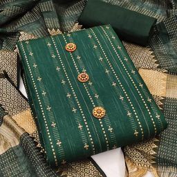 MANVAA Floral Woven Design Unstitched Dress Material-picture-49