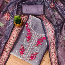 MANVAA Embroidered Unstitched Dress Material-picture-40