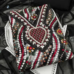 Peachmode Printed Pure Cotton Unstitched Dress Material-picture-30