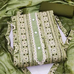 MANVAA Ethnic Motifs Embroidered Thread Work Unstitched Dress Material-picture-10