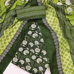 KALINI Floral Printed Unstitched Dress Material-image-66