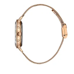 Daniel Klein Women Pink Dial & Rose Gold Toned Bracelet Style Straps Analogue Watch DK 1 13186-5 image 2
