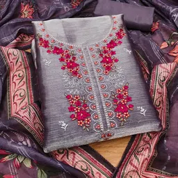 Maroosh Embroidered Unstitched Dress Material image 2