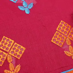 MANVAA Ethnic Motifs Embroidered Unstitched Dress Material image 3