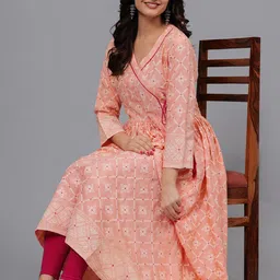 Bachuu Ethnic Motifs Printed Anarkali Kurta image 5