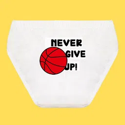 NUSYL Boys Pack of 3 Yellow,White,Grey Printed Briefs image 3