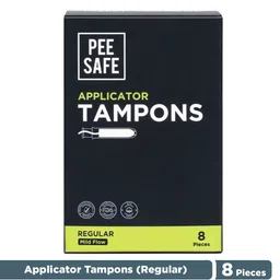 PEESAFE Applicator Tampons For Regular Flow - 8Pcs image 1