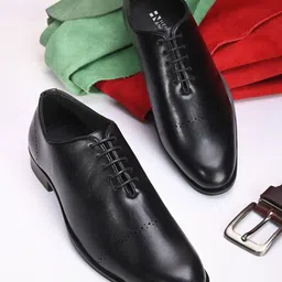 HERE&NOW Men Round-Toe Comfort-Fit Formal Derbys-picture-28