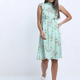 Tokyo Talkies Blue Floral Dress-picture-17