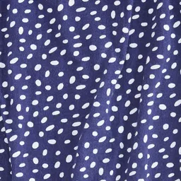 Pantaloons Junior Navy Blue Printed shoulder Strap Playsuit image 2