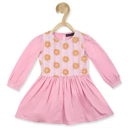 Allen Solly Junior Embroidered Pure Cotton Floral Dress-picture-7