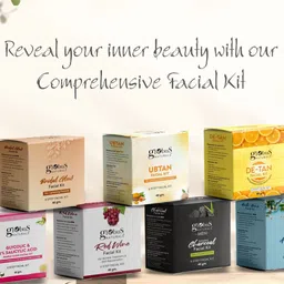 Globus naturals Set of 2 Ubtan 6 Step Skin Lightening & Brightening Facial Kits - 40g Each image 5