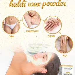 7daysnatural 7 DAYS Natural Haldi Facial Wax With Multani Mitti - 200g image 5