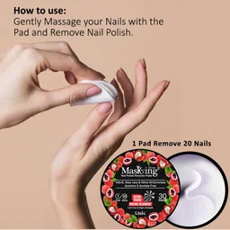 MasKing Pack of 5 Facial Sheet Mask & Nail Polish Remover Pads image 3