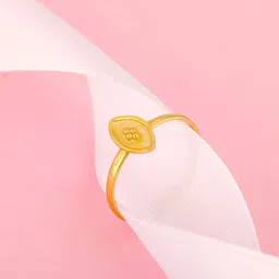 GIVA Women 925 Sterling Silver & Gold-Plated Finger Ring-picture-10
