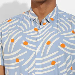 Campus Sutra Classic Geometric Printed Casual Shirt image 3