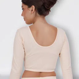 SELFCARE Ribbed Round Neck Crop Top With Trousers image 2