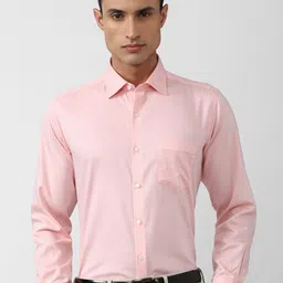 Van Heusen Men Textured Formal Cotton Shirt-image-54