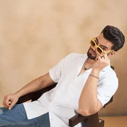 HERE&NOW Cuban Collar Opaque Casual Shirt-picture-32