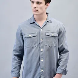 Woodland Men Opaque Casual Shirt-picture-12