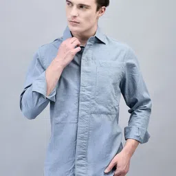 Woodland Men Opaque Casual Shirt-image-33