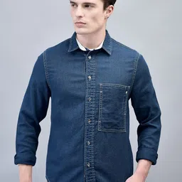 Woodland Men Opaque Casual Shirt-image-95