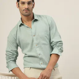 JADEBERRY Men Classic Opaque Casual Shirt-image-79