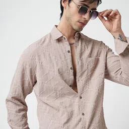 VASTRADO Men Classic Slim Fit Opaque Casual Shirt-picture-33