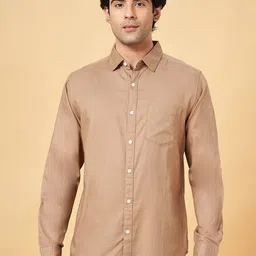 BYFORD by Pantaloons Slim Fit Spread Collar Cotton Casual Shirt-image-98