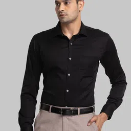 Park Avenue Slim Fit Opaque Organic Cotton Formal Shirt-picture-25