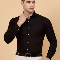 JADEBERRY Standard Spread Collar Cotton Formal Shirt-image-52