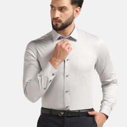 Blackberrys India Slim Slim Fit Long Sleeve Pocket Cotton Formal Shirt-picture-20