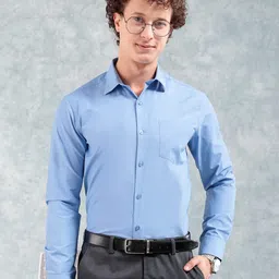 the indian garage co. x luxe Luxe by TIGC Slim Fit Long Sleeves Cotton Opaque Formal Shirt-picture-20