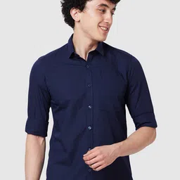 ColorPlus Tailored Fit Opaque Formal Shirt-image-57