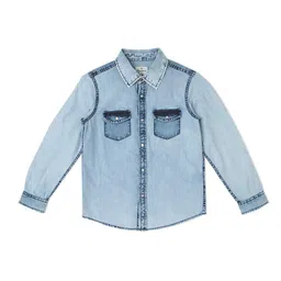 Pepe Jeans Boys Relaxed Faded Cotton Casual Shirt-picture-15