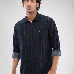 SPYKAR Men Slim Fit Striped Casual Shirt-picture-12