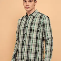 Wrangler Tartan Checked Regular Fit Pure Cotton Casual Shirt image 2