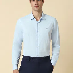 Allen Solly Slim Fit Spread Collar Long Sleeves Formal Shirt-picture-41