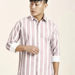 TRYBUY.IN Men Standard Opaque Striped Casual Shirt-picture-41