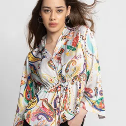 SHAYE Contemporary Floral Printed Casual Shirt Style Tops-picture-41