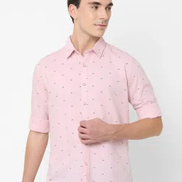 Pepe Jeans Men Pink Printed Casual Shirt-picture-21