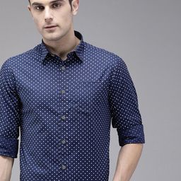 FUBAR Slim Fit Micro Ditsy Printed Casual Shirt-picture-11