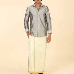TATTVA Relaxed Spread Collar Slim Fit Formal Shirt-picture-36