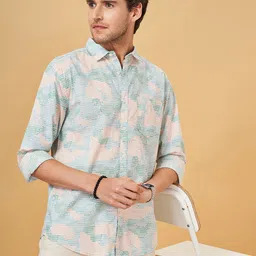 BYFORD by Pantaloons Men Slim Fit Opaque Printed Casual Shirt-image-58