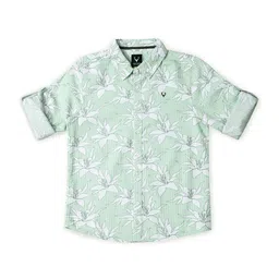 Allen Solly Junior Boys Slim Fit Floral Printed Casual Shirt-picture-35