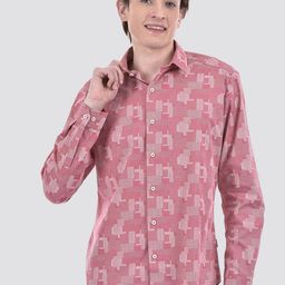 Numero Uno Slim Fit Graphic Opaque Printed Cotton Casual Shirt-picture-17