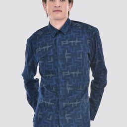 Numero Uno Slim Fit Abstract Printed Cotton Casual Shirt-picture-21